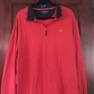 Vineyard Vines Men’s Shep Shirt XL Salmon/Navy